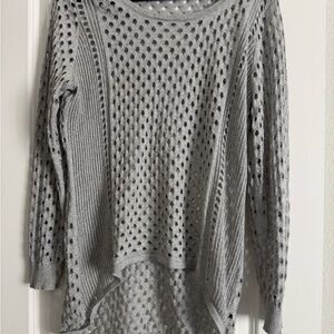 Rock & Republic Silver Knit Top
